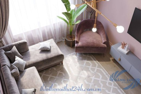 Thiết kế nội thất 78m2 chung cư Vimeco - HN